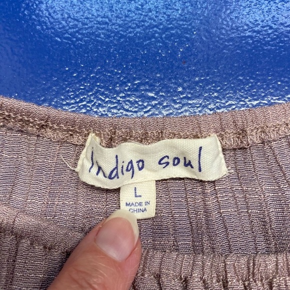 Indigo Souls Two Tone Tunic Size L - Picture 5 of 6